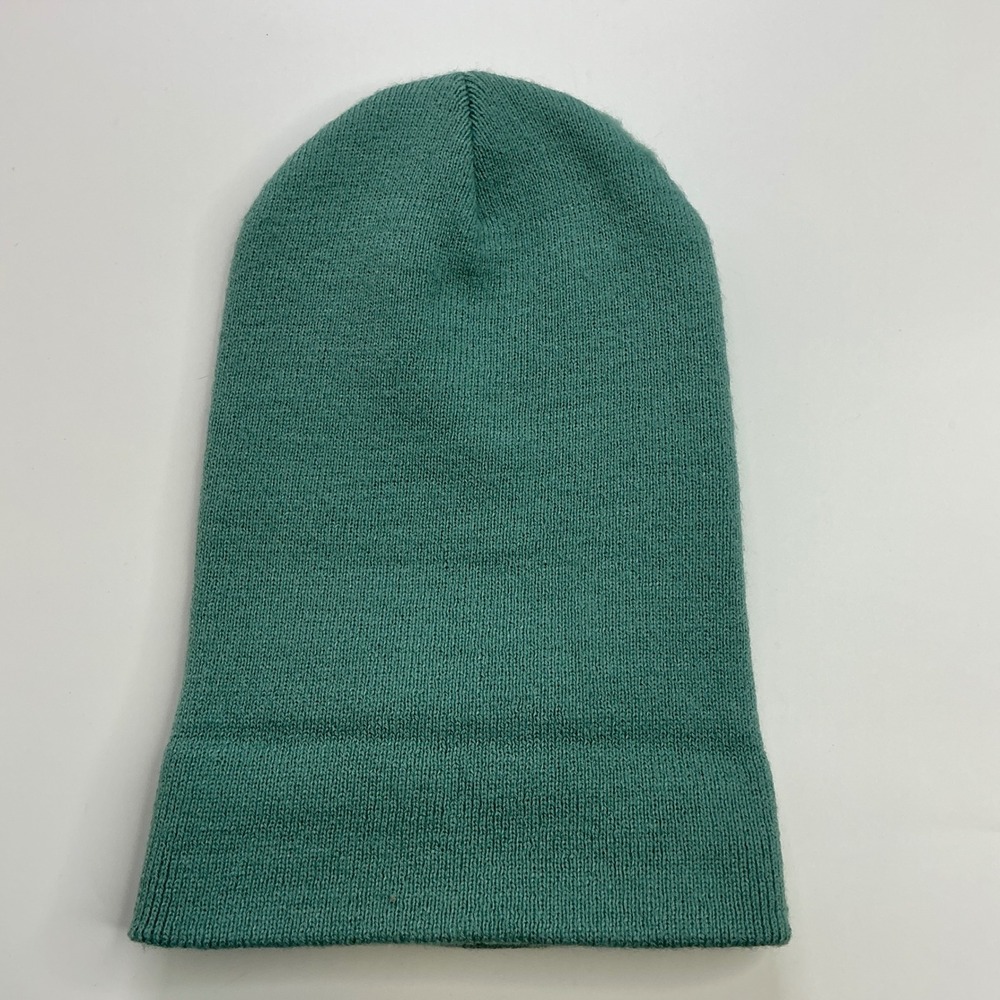 Carhartt Green Watch Hat Beanie Unisex OSFA A18‎ Rib Knit Logo Patch USA Made - Picture 3 of 12